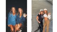Haley Cavinder and mom Katie Cavinder posed for one of the photos. (Photos via Cavinder Twins on Instagram)